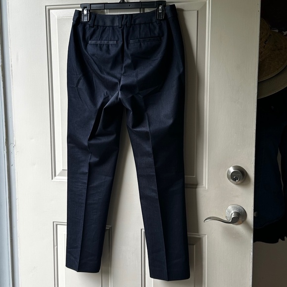 Talbots Curvy Fit High Rise Straight Leg Dress Navy BluePants. Size 2 Petite. - Picture 2 of 14